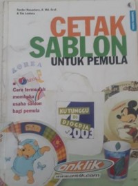 CETAK SABLON UNTUK PEMULA