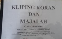KLIPING KORAN DAN MAJALAH