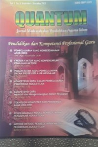 QUANTUM PENDIDIKAN DAN KOMPETENSI PROFESIONAL GURU