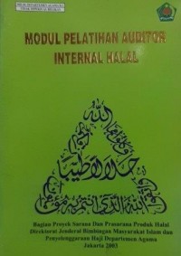 MODUL PELATIHAN AUDITOR INTERNAL HALAL