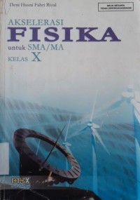 AKSELERASI FISIKA SMA/MA Kls X