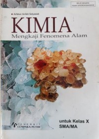 KIMIA Mengkaji Fenomena Alam SMA/MA Kls X