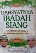 DASYATNYA IBADAH SIANG
