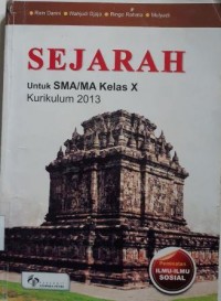 SEJARAH SMA/MA KLS X Peminatan Ilmu ilmu sosial