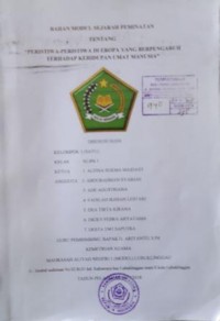 BM SEJARAH PEMINATAN PERISTIWA PERISTIWA DI EROPA YANG BERPENGARUH TERHADAP  KEHIDUPAN UMAT MANUSIA XI IPS