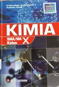 KIMIA. SMA/MA Kls X