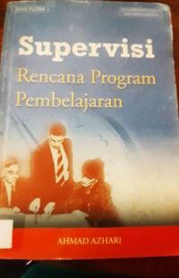 Supervisi Rencana Program Pembelajaran