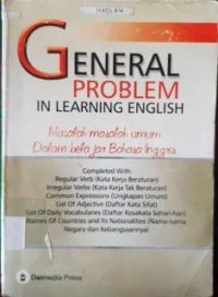 General Problem In Learning English