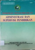 Pedoman Pengembangan Administrasi dan Supervisi Pendidikan